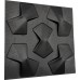 Plastikowa forma do wykonywania płytek 3D / paneli 3D „Bows” 24.5 * 14.5 cm | zestaw 5 szt.
