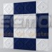 Plastic mold for the manufacture of 3D panels "Elegance" 500*500 mm for gypsum or plaster