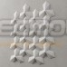 Plastikowa forma do wykonywania płytek 3D / paneli 3D „Shamrock” 25 * 23 cm | zestaw 3 szt.