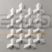 Plastikowa forma do wykonywania płytek 3D / paneli 3D „Shamrock” 25 * 23 cm | zestaw 3 szt.
