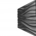 Пластикова форма для виготовлення 3d панелей "Wave" 50 * 50 см (форма для 3д панелей з абс пластика)