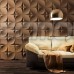 Plastic mold for making 3D tiles / 3D panels "Zoom" 20 * 20 cm | set of 4 pcs