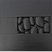 Forma plastikowa na panele 3D "Kamienie w drewnie" 500 * 500 mm