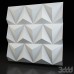 Пластиковая форма для изготовления 3d панелей "Triangles" 50*50 см | Форма для 3Д панелей из гипса