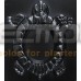 Plastic mold for making garden decor "Turtle Flowerbed" for plaster and concrete