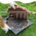 Plastic mold for making a garden path "Flower" from concrete