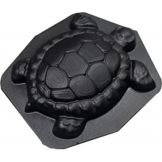 Plastic mold for making garden decor "Turtle 3D" for plaster and concrete