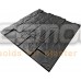 Buy mold for panels made of concrete and plaster | Mold for decorative concrete wall panels "Fagot"