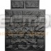 Buy mold for panels made of concrete and plaster | Mold for decorative concrete wall panels "Fagot"