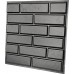 Forma plastikowa do kamienia betonowego "Brickwork" 500 * 500 mm
