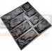 Plastic mold for the manufacture of decorative (artificial) stone "Bulgarian slate" (ABS plastic mold for decorative stone)
