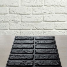 Пластикова форма для виготовлення декоративного штучного каменю "Монтана" | Форма для гіпсової і бетонної плитки з АБС пластику