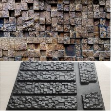 Forma plastikowa do kamienia elewacyjny „Pixel”