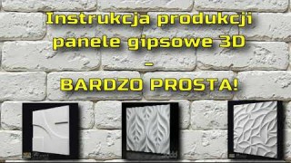 Instrukcje dotyczące produkcji panele 3D