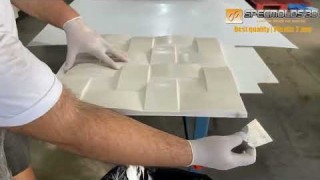 Manual of using plastic molds for wall panels from Brazil