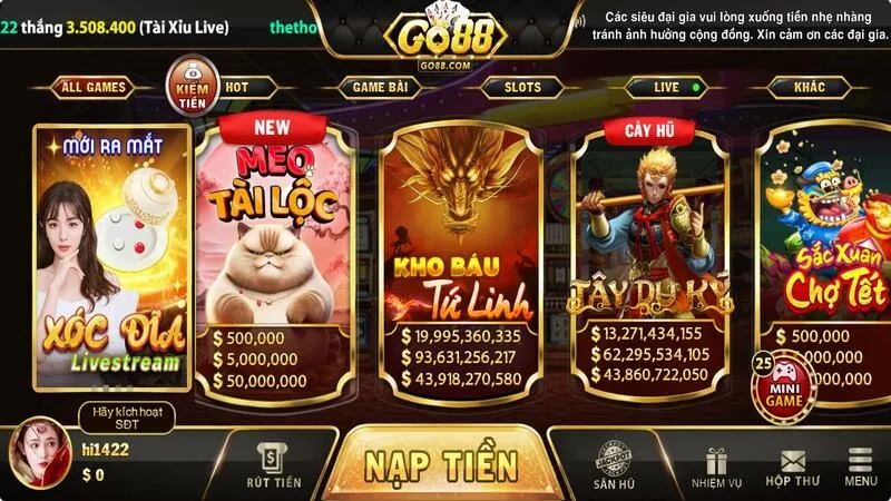 Một số lý do để anh em đến với sân chơi Go88 Một số lý do để anh em đến với sân chơi Go88